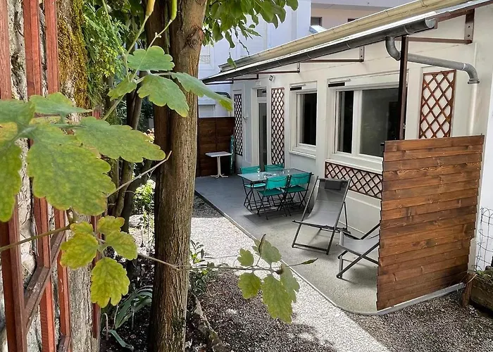 Maisonnette Cosy A Avec Terrasse Et Jardin - Fr-1-555-95 公寓